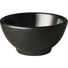 Melamine Bowls APS Pure Melamine Black Round Mini 55mm Soup Bowl
