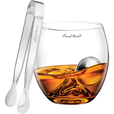 Stainless Steel Glasses Final Touch On The Rocks Whisky Glass 23.7cl