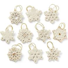 Lenox Snowflake 10-Piece Ornament Set Christmas Tree Ornament