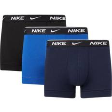 Nike M - Men Men's Underwear Nike Everyday Cotton Stretch Boxer Shorts - Black/Blue