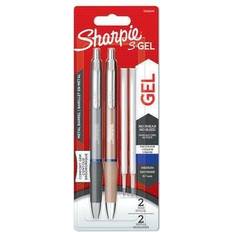 Grey Gel Pens Sharpie Gelschreiber S-Gel 0,7mm 2er Set 2Minen Blau Metal Blister