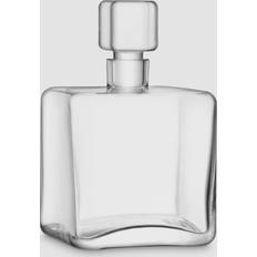 Glass Whiskey Carafes LSA International Cask Whisky Square Decanter, 1L, Clear Whiskey Carafe