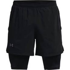 Under Armour Men Shorts Under Armour Launch 5'' 2-in-1 Shorts Men - Black/Reflective