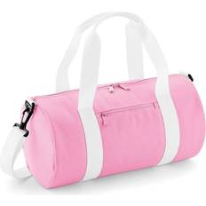 Duffle Bags & Sport Bags BagBase Mini Barrel Bag (One Size) (Classic Pink/White) Classic Pink/White