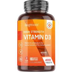 Vitamins & Minerals WeightWorld Vitamin D3 4000 IU Tablets 400 pcs