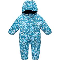 Recycled Materials Overalls Dare2B Kid's Bambino II Waterproof Insulated Snowsuit - Dark Methyl Zebra Print