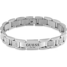 Guess Bracelets Guess Frontiers Curb Bracelet - Silver
