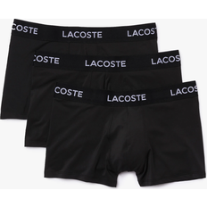 Lacoste Polyester Men's Underwear Lacoste Microfiber Trunk 3-pack - Black
