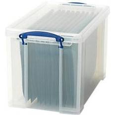 Really Useful 24L Plastic with Lid Clear Storage Box