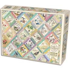 Cobblehill Classic Jigsaw Puzzles Cobblehill Country Diary Quilt 1000 Pieces