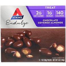Atkins Endulge Chocolate Covered Almonds 5 Packs 1 oz (28 g) Each