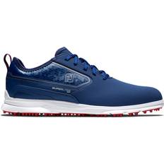 Blue - Men Golf Shoes FootJoy Superlites XP M - Navy