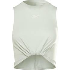 Reebok Sportswear Garment - Women Tank Tops Reebok Gathered Solid Sleeveless T-shirt