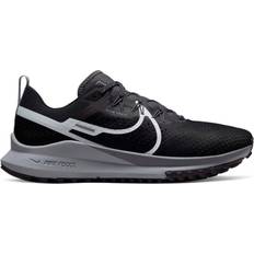 Men - Mesh Running Shoes Nike React Pegasus Trail 4 M - Black/Dark Grey/Wolf Grey/Aura