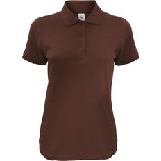 B&C Collection Women's Safran Timeless Short-Sleeved Pique Polo Shirt - Brown