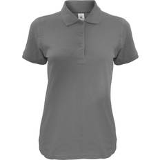 B&C Collection Women's Safran Timeless Short-Sleeved Pique Polo Shirt - Dark Grey
