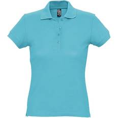 Sol's Women's Passion Pique Polo Shirt - Atoll Blue