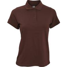 B&C Collection Women's Safran Pure Short-Sleeved Pique Polo Shirt - Brown