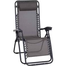 Armrests Sun Chairs Garden & Outdoor Furniture OutSunny 84B-227GY