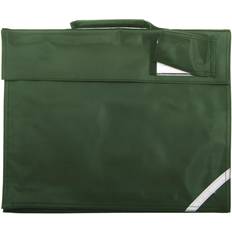 Quadra Junior Book Bag 5 Litres (Pack of 2) (One Size) (Bottle Green)