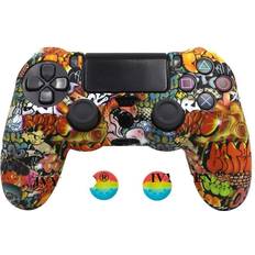 Slowmoose Controller Add-ons Slowmoose PS4 Slim/Pro Dualshock Controller Skin with Thumb Grip - Tag Liv