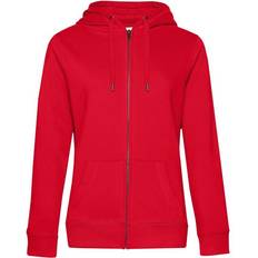 B&C Collection Queen Zipped Hoodie - Red