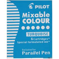 Pilot Parallel Pens refills, turquoise pack of 6
