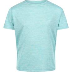 Turquoise T-shirts Children's Clothing Regatta Kid's Fingal Edition Marl T-shirt - Turquoise