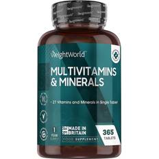 WeightWorld Multivitamins With Minerals 365 pcs