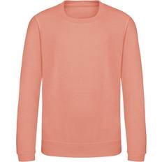 Orange Sweatshirts Children's Clothing AWDis Kid's Plain Crew Neck Sweatshirt - Dusty Pink