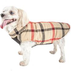 Pet Life Allegiance Classical Insulated Plaid Fashion Dog Jacket Medium