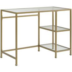 Gold Writing Desks Crosley Furniture Aimee Writing Desk 76.2x106.7cm