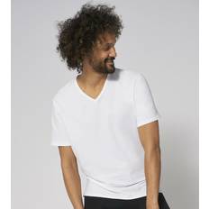 Sloggi T-shirts Sloggi Men's Go Shirt V-Neck Regular Fit Underwear, White