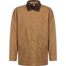 Dickies Coats Dickies Stonewashed Duck Unlined Chore Coat - Brown Duck