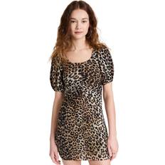 Dresses Ganni Leopard mini dress