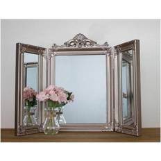 Gold Table Mirrors Ornate Silver Dressing Table Mirror