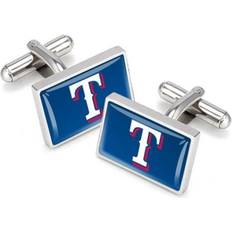 Women Cufflinks M-Clip Texas Rangers Logo Square Cufflinks