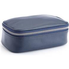 Laptop/Tablet Compartment Toiletry Bags & Cosmetic Bags Zippered Travel Tech Organizer Case NAVY BLUE