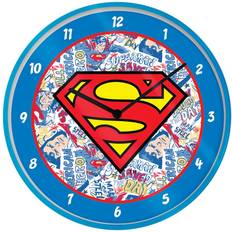 DC Comics Clocks DC Comics Superman Logo Wall Wall Clock