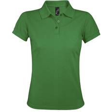 Sols Women's Prime Pique Polo Shirt - Kelly Green