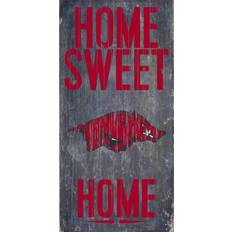 Fan Creations Arkansas Razorbacks Home Sweet Home Sign Board