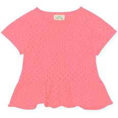 Konges Sløjd Cypres Frill Tee - Strawberry Pink
