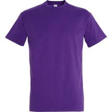 Sols Imperial Heavyweight Short Sleeve T-shirt - Dark Purple
