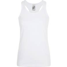 Sols Women's Justin Sleeveless Vest - White