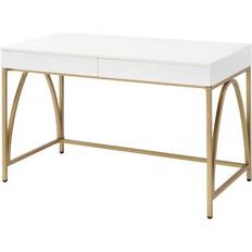 Gold Writing Desks Acme Furniture Lightmane Writing Desk 76.2x127cm