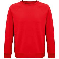 Sols Space Round Neck Sweatshirt Unisex - Red