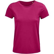 Sols Women's Crusader Organic T-shirt - Fuchsia