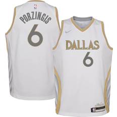 Nike Dallas Mavericks City Edition Dri-FIT Swingman Jersey Kristaps Porzingis 6. 2020-21 Youth