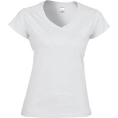 Gildan Soft Style Short Sleeve V-Neck T-shirt - White