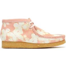 Pink Moccasins Clarks Wallabee W - Pink Floral